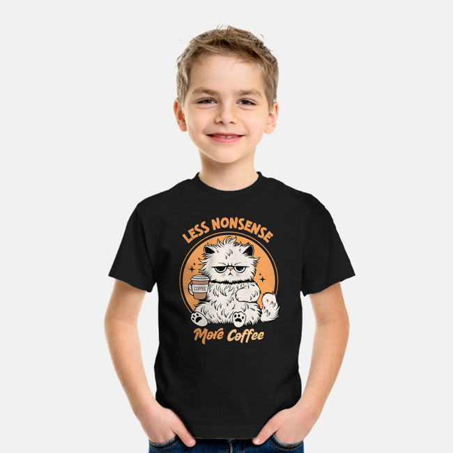 Less Nonsense More Coffee-Youth-Basic-Tee-Trendlory