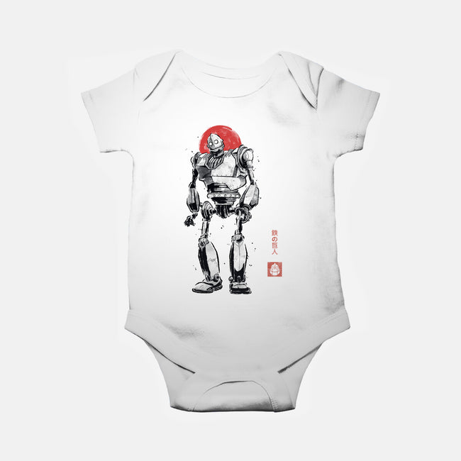 Iron Collosal Sumi-e-Baby-Basic-Onesie-Astrobot Invention