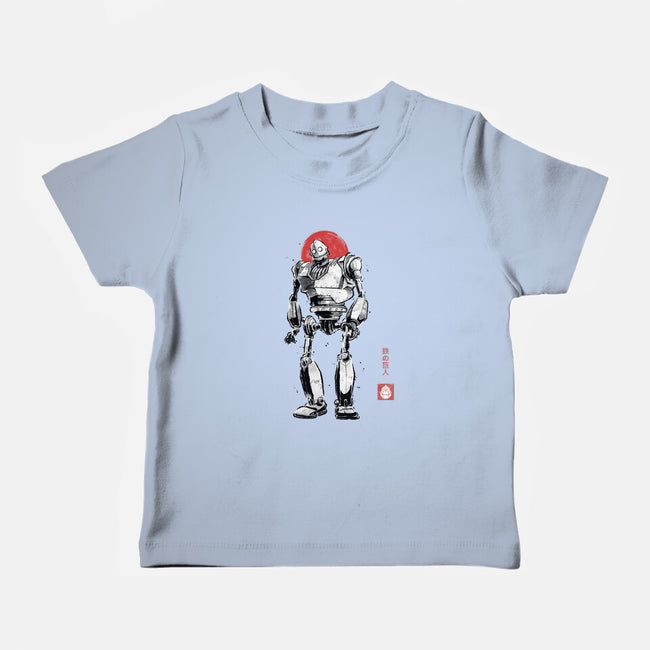 Iron Collosal Sumi-e-Baby-Basic-Tee-Astrobot Invention