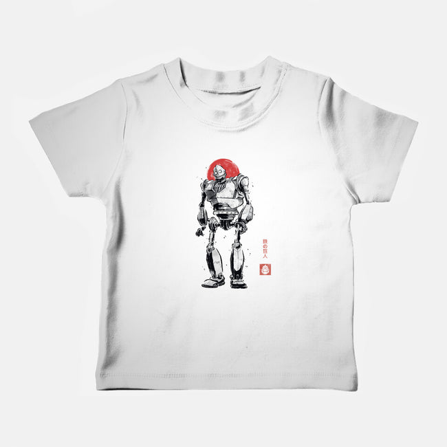 Iron Collosal Sumi-e-Baby-Basic-Tee-Astrobot Invention