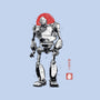 Iron Collosal Sumi-e-None-Fleece-Blanket-Astrobot Invention