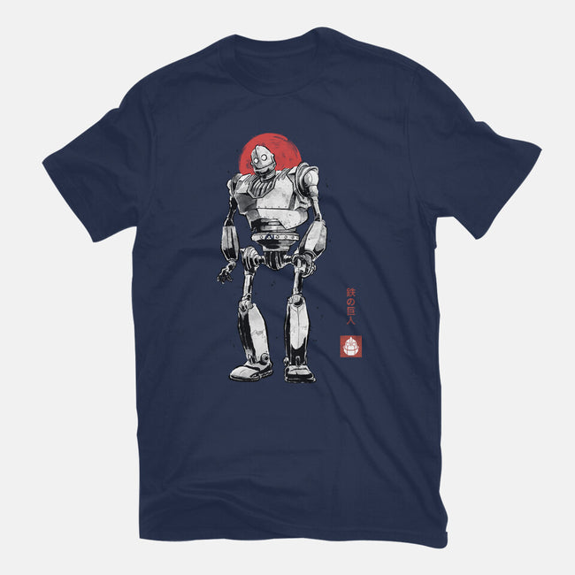 Iron Collosal Sumi-e-Unisex-Basic-Tee-Astrobot Invention