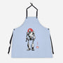 Iron Collosal Sumi-e-Unisex-Kitchen-Apron-Astrobot Invention