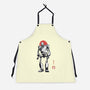 Iron Collosal Sumi-e-Unisex-Kitchen-Apron-Astrobot Invention