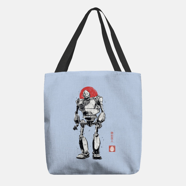 Iron Collosal Sumi-e-None-Basic Tote-Bag-Astrobot Invention