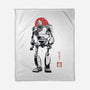 Iron Collosal Sumi-e-None-Fleece-Blanket-Astrobot Invention
