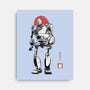 Iron Collosal Sumi-e-None-Stretched-Canvas-Astrobot Invention