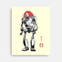 Iron Collosal Sumi-e-None-Stretched-Canvas-Astrobot Invention
