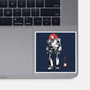 Iron Collosal Sumi-e-None-Glossy-Sticker-Astrobot Invention