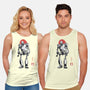 Iron Collosal Sumi-e-Unisex-Basic-Tank-Astrobot Invention