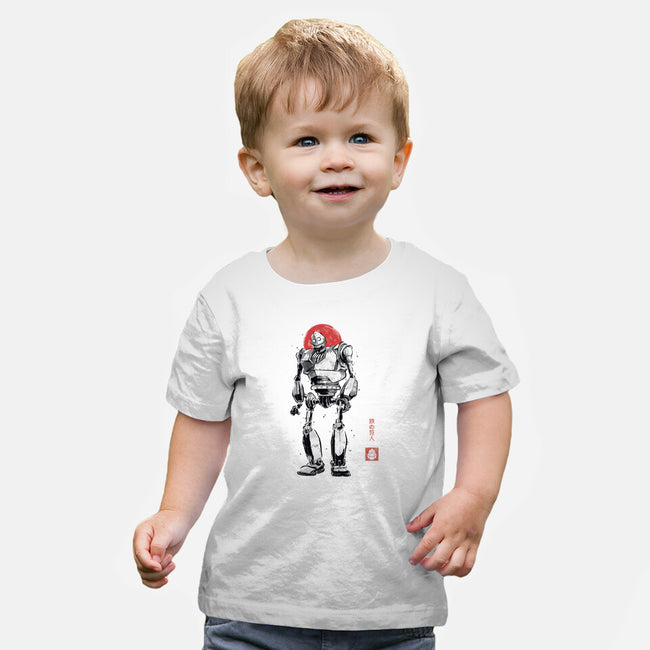 Iron Collosal Sumi-e-Baby-Basic-Tee-Astrobot Invention