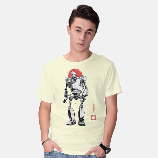 Iron Collosal Sumi-e-Mens-Basic-Tee-Astrobot Invention