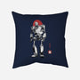 Iron Collosal Sumi-e-None-Removable Cover w Insert-Throw Pillow-Astrobot Invention