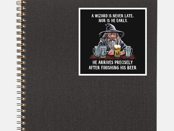 A Wizard Is Never Later