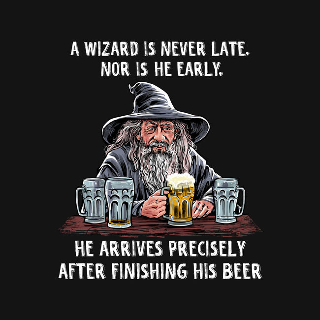 A Wizard Is Never Later-Unisex-Pullover-Sweatshirt-zascanauta