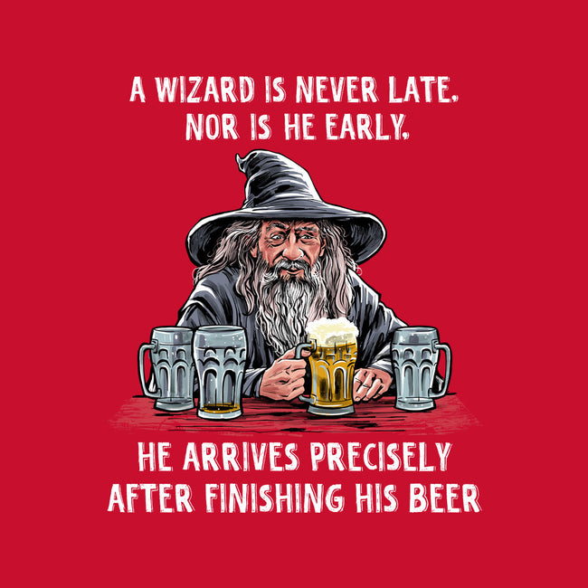 A Wizard Is Never Later-None-Stretched-Canvas-zascanauta