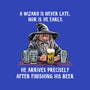 A Wizard Is Never Later-None-Stretched-Canvas-zascanauta