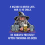 A Wizard Is Never Later-None-Adjustable Tote-Bag-zascanauta