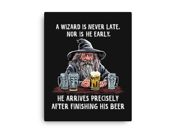 A Wizard Is Never Later
