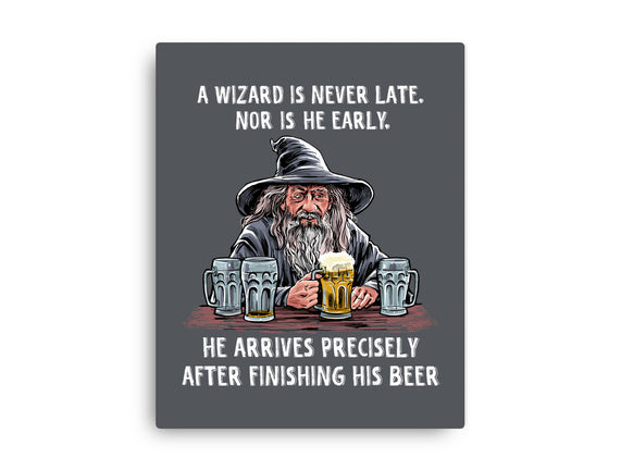 A Wizard Is Never Later