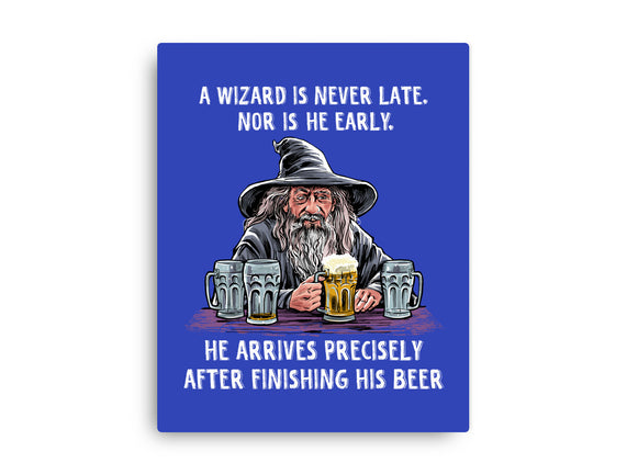A Wizard Is Never Later