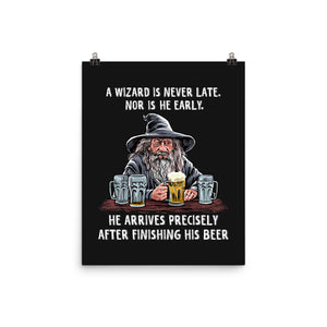 A Wizard Is Never Later