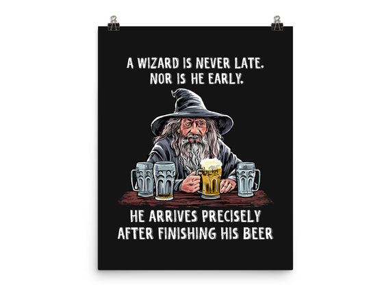 A Wizard Is Never Later