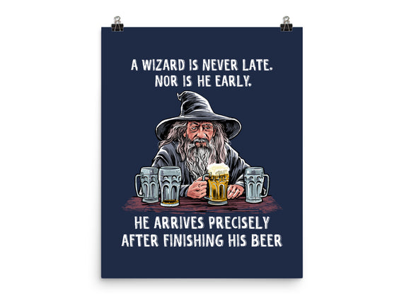 A Wizard Is Never Later