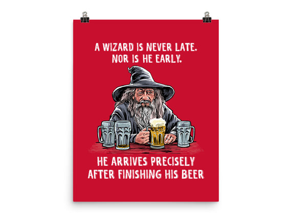 A Wizard Is Never Later