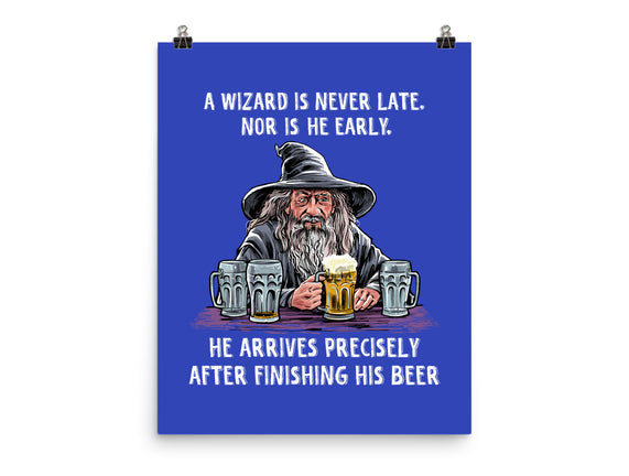 A Wizard Is Never Later