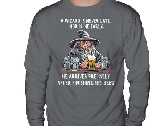 A Wizard Is Never Later