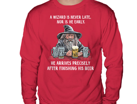 A Wizard Is Never Later