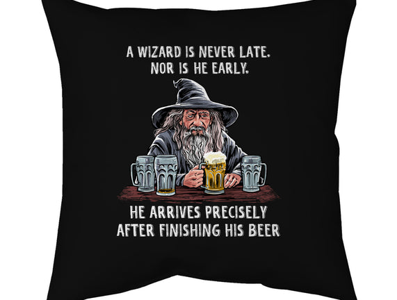 A Wizard Is Never Later