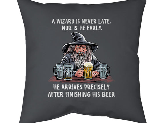 A Wizard Is Never Later