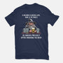 A Wizard Is Never Later-Mens-Basic-Tee-zascanauta