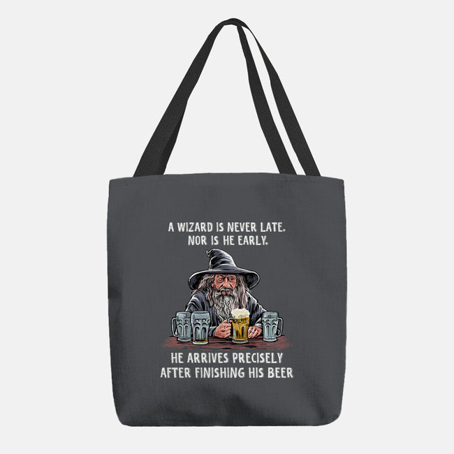 A Wizard Is Never Later-None-Basic Tote-Bag-zascanauta