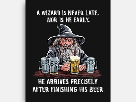 A Wizard Is Never Later