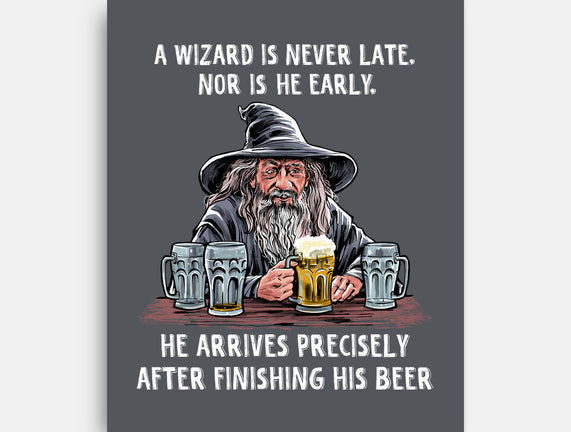 A Wizard Is Never Later