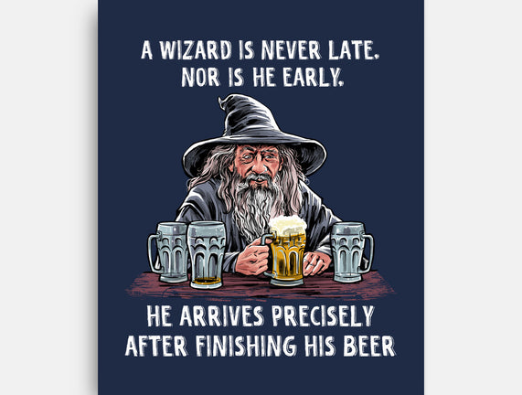 A Wizard Is Never Later
