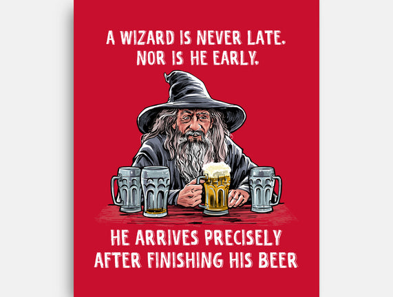 A Wizard Is Never Later