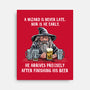 A Wizard Is Never Later-None-Stretched-Canvas-zascanauta