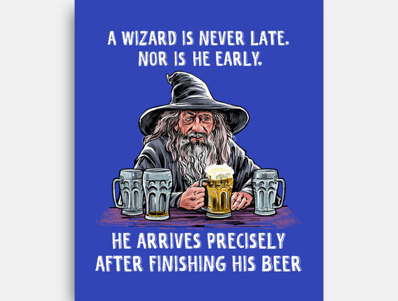 A Wizard Is Never Later