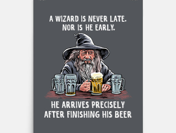A Wizard Is Never Later
