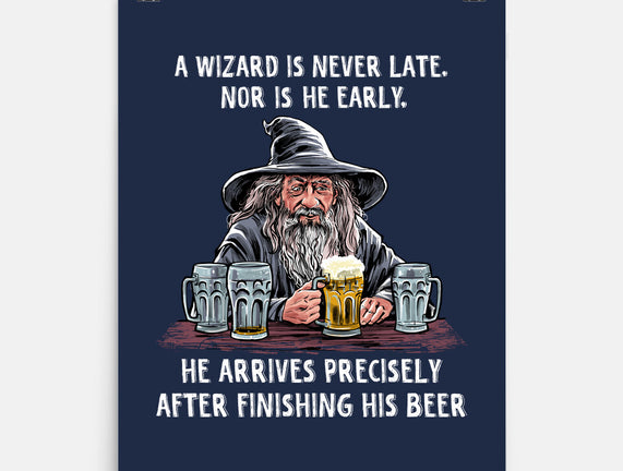 A Wizard Is Never Later