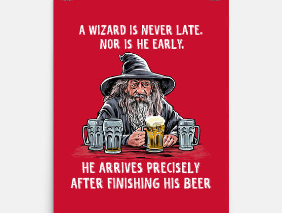 A Wizard Is Never Later
