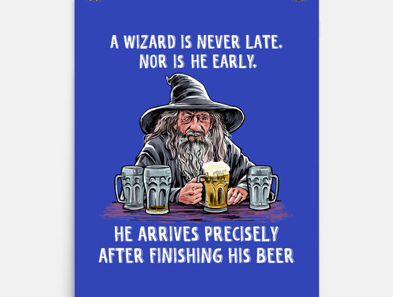 A Wizard Is Never Later