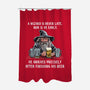 A Wizard Is Never Later-None-Polyester-Shower Curtain-zascanauta