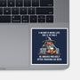 A Wizard Is Never Later-None-Glossy-Sticker-zascanauta