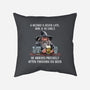 A Wizard Is Never Later-None-Removable Cover w Insert-Throw Pillow-zascanauta