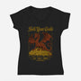 Sell Your Gold-Womens-V-Neck-Tee-Hafaell